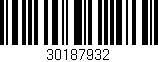 Código de barras (EAN, GTIN, SKU, ISBN): '30187932'