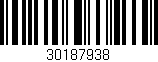 Código de barras (EAN, GTIN, SKU, ISBN): '30187938'