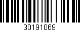 Código de barras (EAN, GTIN, SKU, ISBN): '30191069'