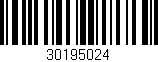 Código de barras (EAN, GTIN, SKU, ISBN): '30195024'