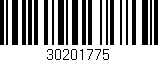Código de barras (EAN, GTIN, SKU, ISBN): '30201775'