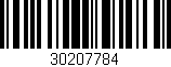 Código de barras (EAN, GTIN, SKU, ISBN): '30207784'
