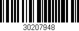 Código de barras (EAN, GTIN, SKU, ISBN): '30207948'