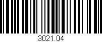 Código de barras (EAN, GTIN, SKU, ISBN): '3021.04'