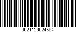 Código de barras (EAN, GTIN, SKU, ISBN): '3021128024584'
