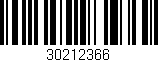 Código de barras (EAN, GTIN, SKU, ISBN): '30212366'