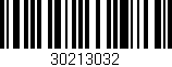 Código de barras (EAN, GTIN, SKU, ISBN): '30213032'