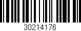 Código de barras (EAN, GTIN, SKU, ISBN): '30214176'