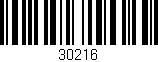 Código de barras (EAN, GTIN, SKU, ISBN): '30216'