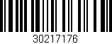 Código de barras (EAN, GTIN, SKU, ISBN): '30217176'