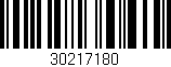 Código de barras (EAN, GTIN, SKU, ISBN): '30217180'