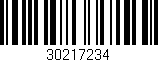 Código de barras (EAN, GTIN, SKU, ISBN): '30217234'