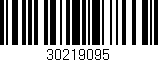 Código de barras (EAN, GTIN, SKU, ISBN): '30219095'