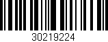 Código de barras (EAN, GTIN, SKU, ISBN): '30219224'