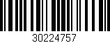 Código de barras (EAN, GTIN, SKU, ISBN): '30224757'