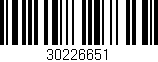 Código de barras (EAN, GTIN, SKU, ISBN): '30226651'
