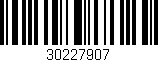 Código de barras (EAN, GTIN, SKU, ISBN): '30227907'
