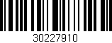 Código de barras (EAN, GTIN, SKU, ISBN): '30227910'