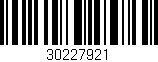 Código de barras (EAN, GTIN, SKU, ISBN): '30227921'