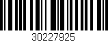Código de barras (EAN, GTIN, SKU, ISBN): '30227925'
