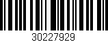 Código de barras (EAN, GTIN, SKU, ISBN): '30227929'