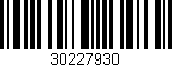 Código de barras (EAN, GTIN, SKU, ISBN): '30227930'