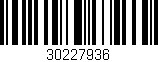 Código de barras (EAN, GTIN, SKU, ISBN): '30227936'