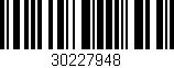Código de barras (EAN, GTIN, SKU, ISBN): '30227948'