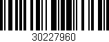 Código de barras (EAN, GTIN, SKU, ISBN): '30227960'