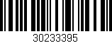 Código de barras (EAN, GTIN, SKU, ISBN): '30233395'