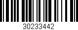 Código de barras (EAN, GTIN, SKU, ISBN): '30233442'