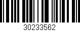 Código de barras (EAN, GTIN, SKU, ISBN): '30233562'