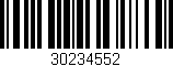 Código de barras (EAN, GTIN, SKU, ISBN): '30234552'