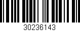 Código de barras (EAN, GTIN, SKU, ISBN): '30236143'
