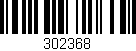 Código de barras (EAN, GTIN, SKU, ISBN): '302368'