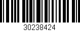 Código de barras (EAN, GTIN, SKU, ISBN): '30238424'
