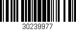 Código de barras (EAN, GTIN, SKU, ISBN): '30239977'