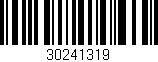 Código de barras (EAN, GTIN, SKU, ISBN): '30241319'