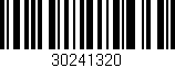 Código de barras (EAN, GTIN, SKU, ISBN): '30241320'
