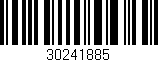Código de barras (EAN, GTIN, SKU, ISBN): '30241885'