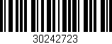 Código de barras (EAN, GTIN, SKU, ISBN): '30242723'