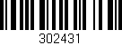 Código de barras (EAN, GTIN, SKU, ISBN): '302431'