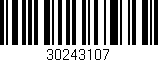 Código de barras (EAN, GTIN, SKU, ISBN): '30243107'