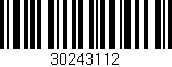 Código de barras (EAN, GTIN, SKU, ISBN): '30243112'