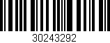 Código de barras (EAN, GTIN, SKU, ISBN): '30243292'