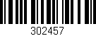 Código de barras (EAN, GTIN, SKU, ISBN): '302457'