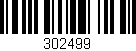 Código de barras (EAN, GTIN, SKU, ISBN): '302499'