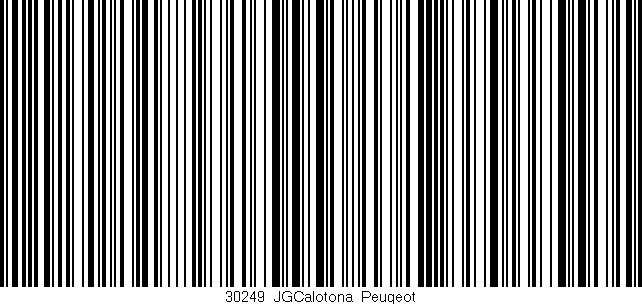 Código de barras (EAN, GTIN, SKU, ISBN): '30249_JGCalotona_Peugeot'