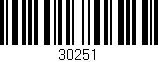 Código de barras (EAN, GTIN, SKU, ISBN): '30251'