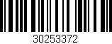 Código de barras (EAN, GTIN, SKU, ISBN): '30253372'